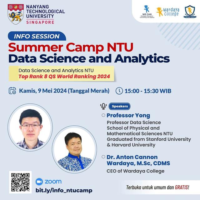 Info Session - Summer Camp NTU (Data Science and Analytics)