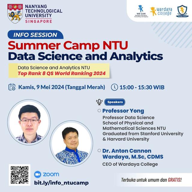 Info Session - Summer Camp NTU (Data Science and Analytics) Info Session - Summer Camp NTU (Data Science and Analytics)